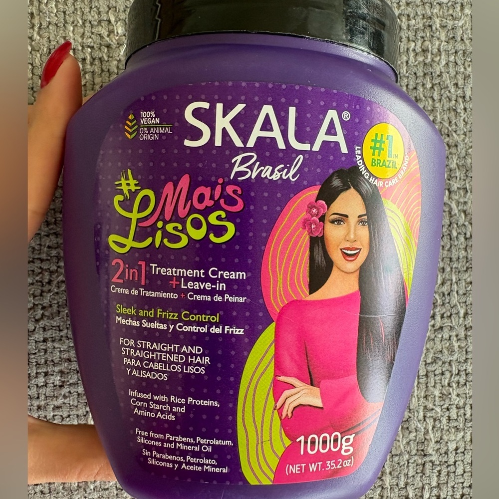 Skala Brasil #MaisLisos 2-in-1 Treatment Cream + Leave-In – 1000g